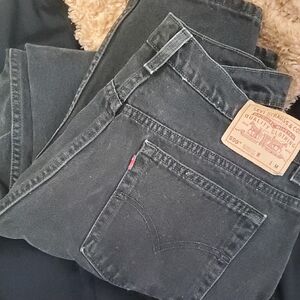 Levi's Charcoal Denim Pants